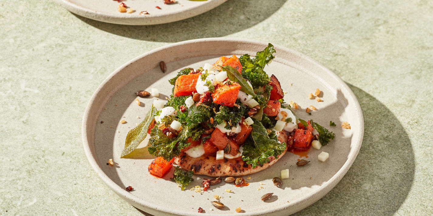 Caramelised Butternut Squash Tostada Recipe Great British Chefs