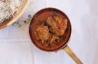 Rajasthani style Laal Mas with vibrant Kashmiri chilli