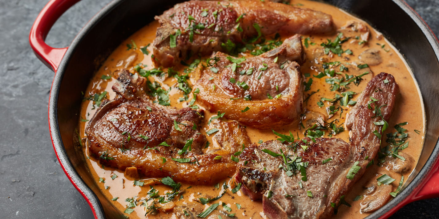 Lamb Chop Stroganoff - Great British Chefs