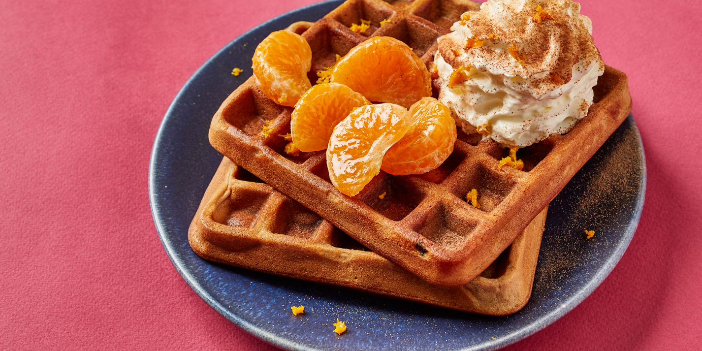 Chocolate Orange Waffles Recipe - Great British Chefs