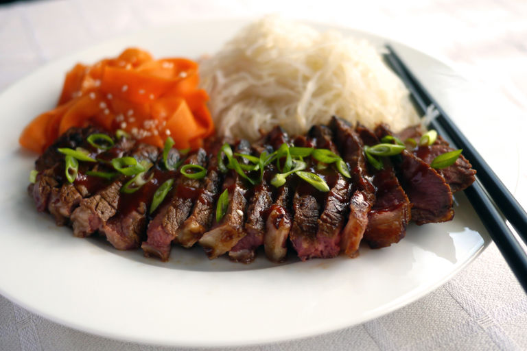 Korean beef bulgogi