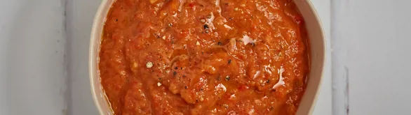 Ajvar – red pepper and aubergine chutney