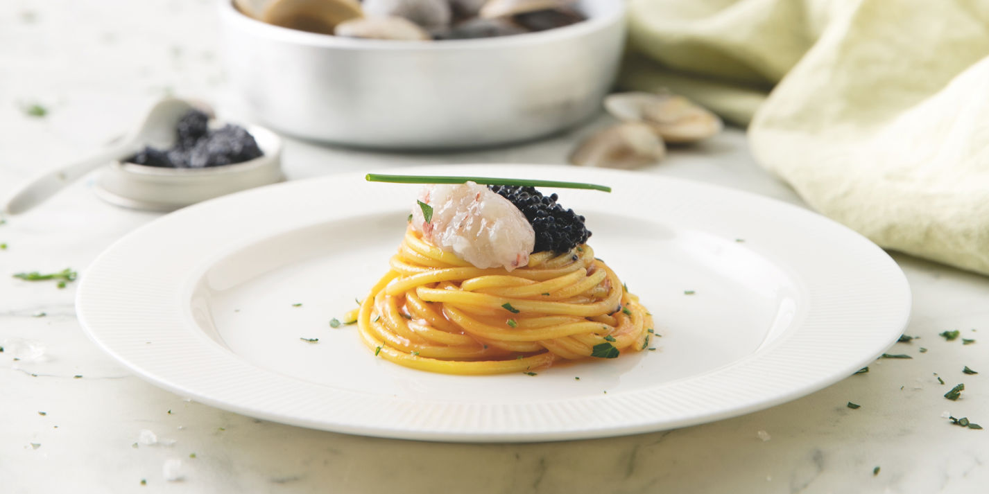 Seafood Carbonara Recipe - Great Italian Chefs-image