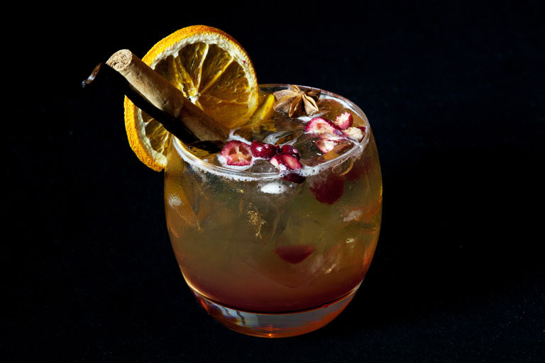 Christmas pudding cocktail