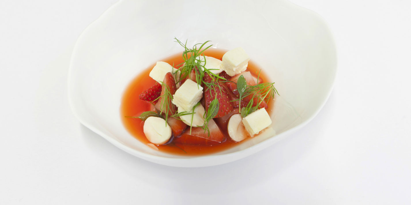 Strawberry and Cobnuts Recipe - Great British Chefs