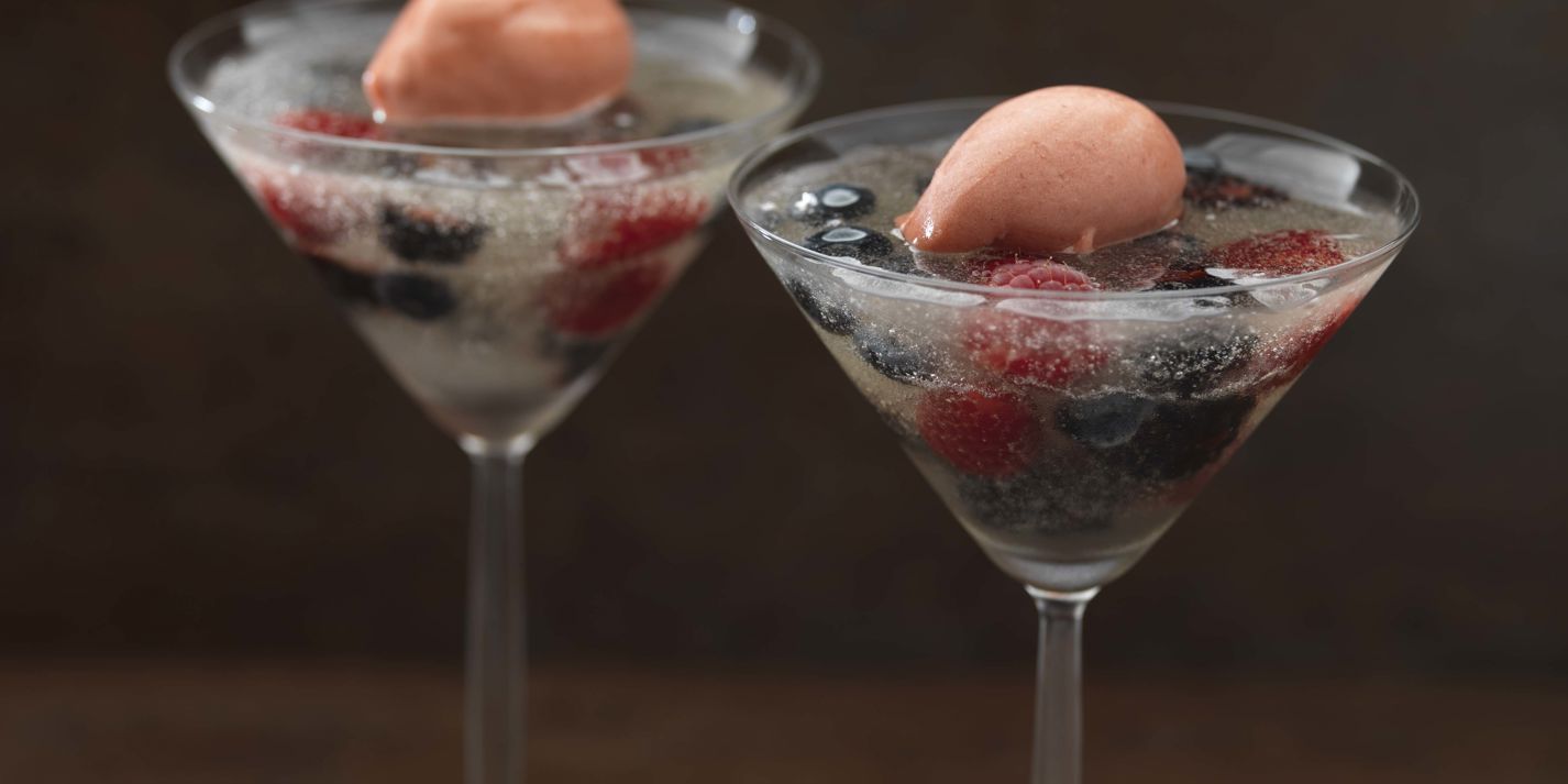 Elderflower Jelly Recipe & Strawberry Sorbet  - Great British Chefs