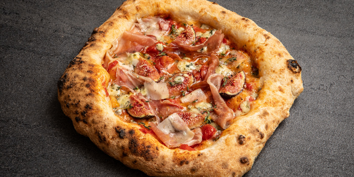 Parma Ham, Fig and Stilton Sourdough Pizza Recipe - Great British Chefs