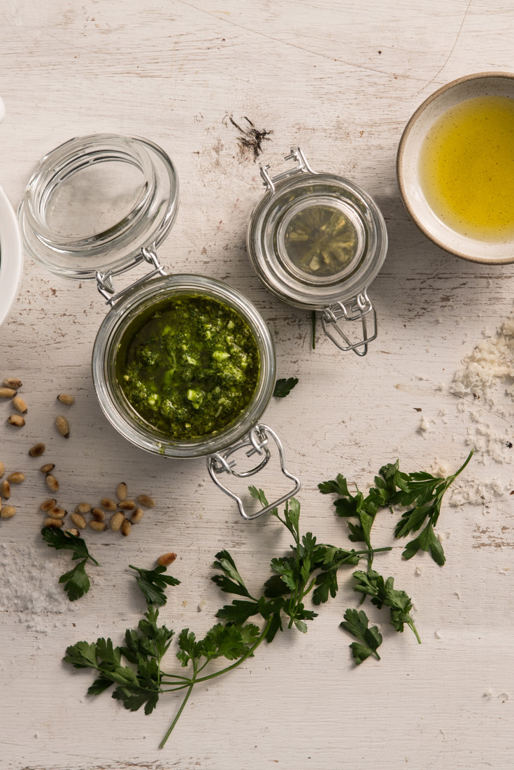 Wild Garlic Pesto Recipe - Great British Chefs