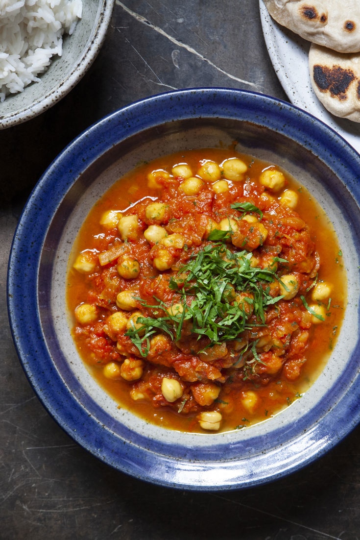 Vegan Chickpea and Tomato Bhuna Recipe - Great British Chefs