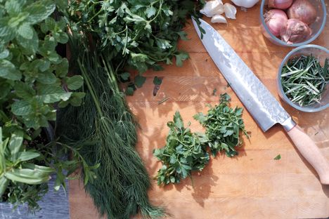 Pairing wine with herbs