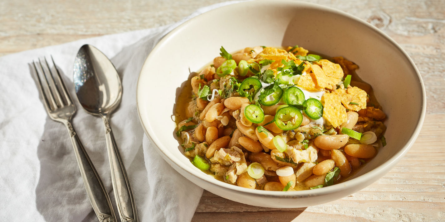Chicken and White Bean Chilli Recipe - Great British Chefs