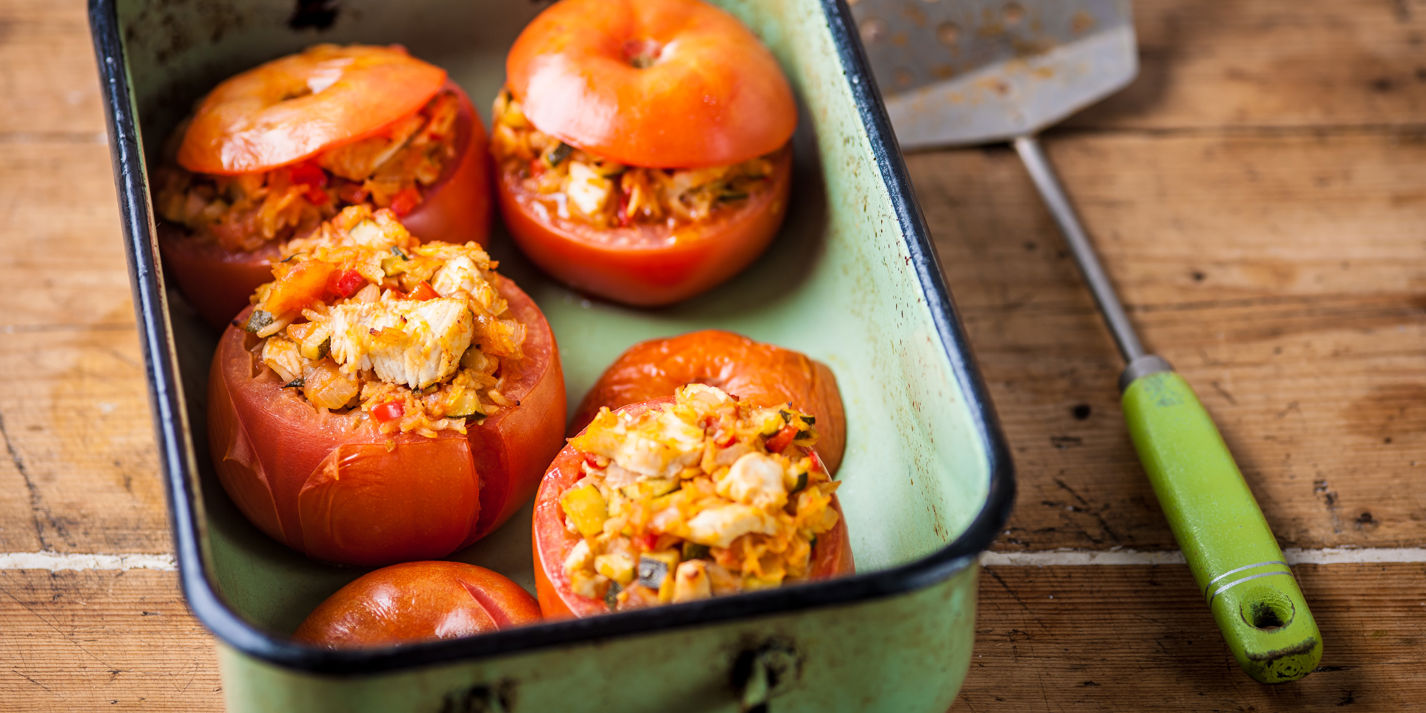Turkey-Stuffed Tomatoes Recipe - Great British Chefs
