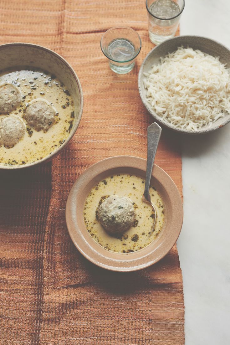 Ghushtaba Recipe Pounded Mutton Meatballs in a Yoghurt Gravy Great