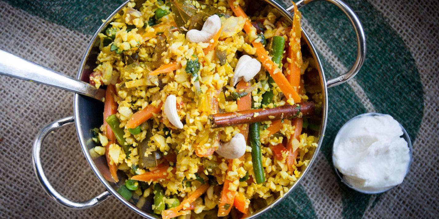 Cauliflower 'Rice' Biryani Recipe Great British Chefs