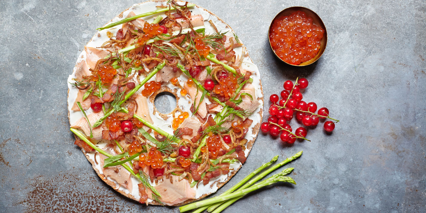 Smoked Trout Crispbread Recipe - Great British Chefs