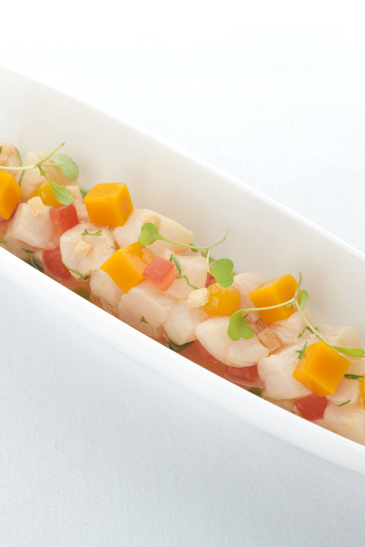 Halibut Ceviche with Mango Recipe Great British Chefs