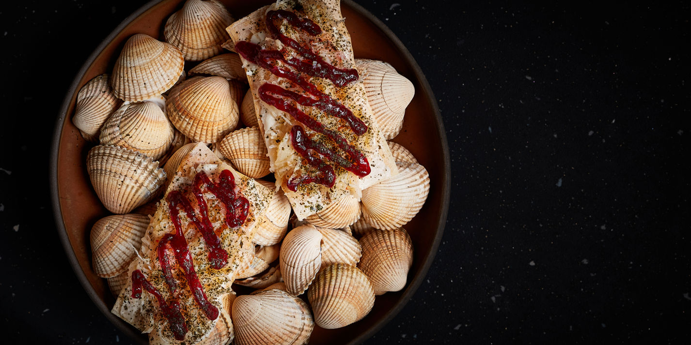 Crab with Bilberries and Almond Milk Recipe - Great British Chefs