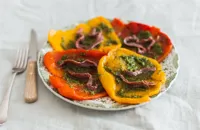 Peperoni all’Acciuga – Roasted peppers with salsa verde