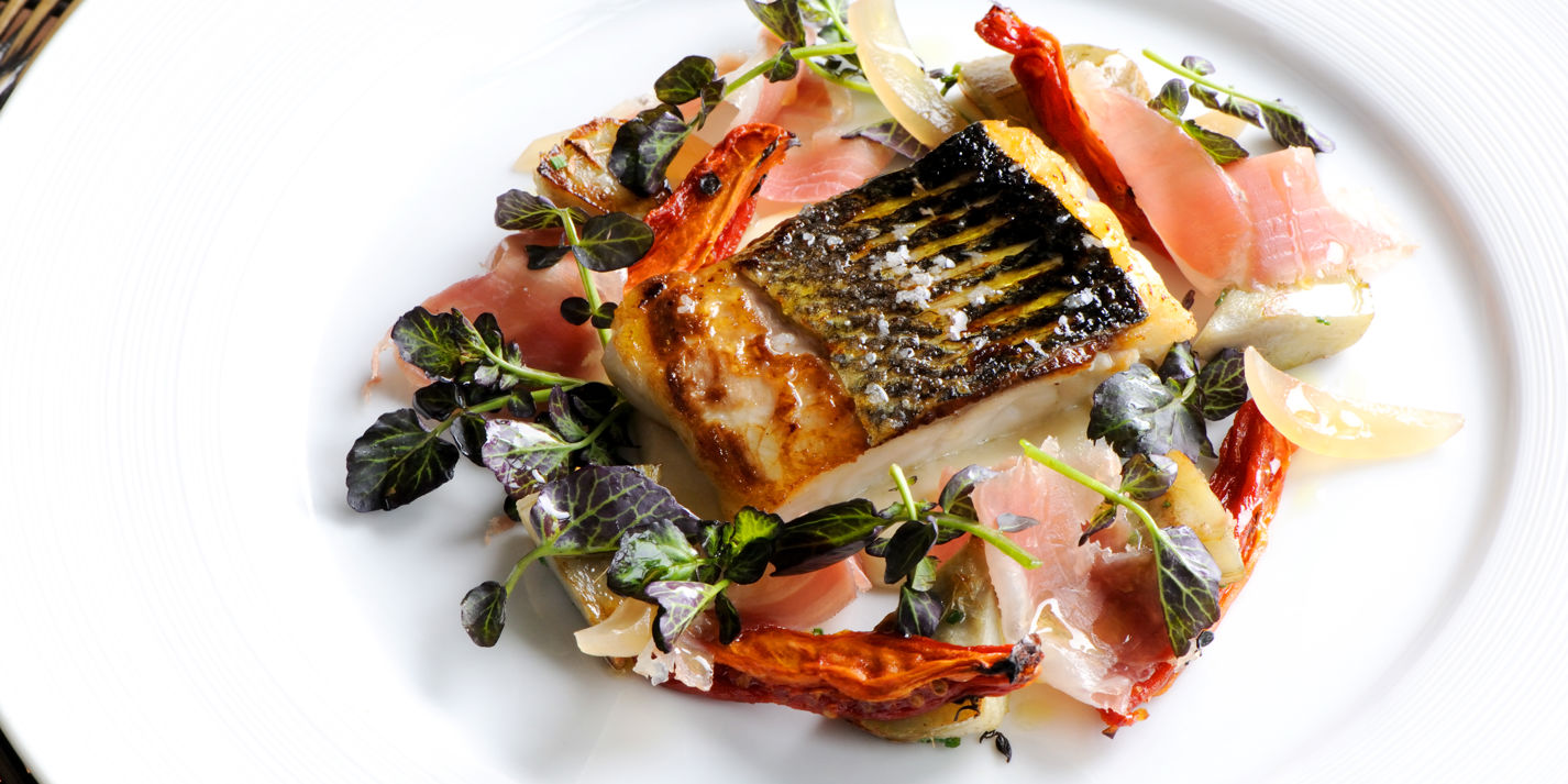 Sea Bass with Artichokes Recipe - Great British Chefs
