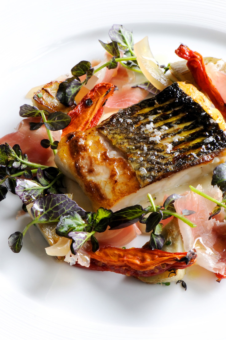 Sea Bass with Artichokes Recipe - Great British Chefs