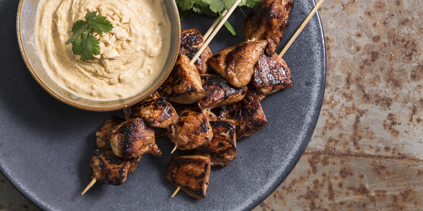 Easy Chicken Satay with Peanut Sauce Great British Chefs