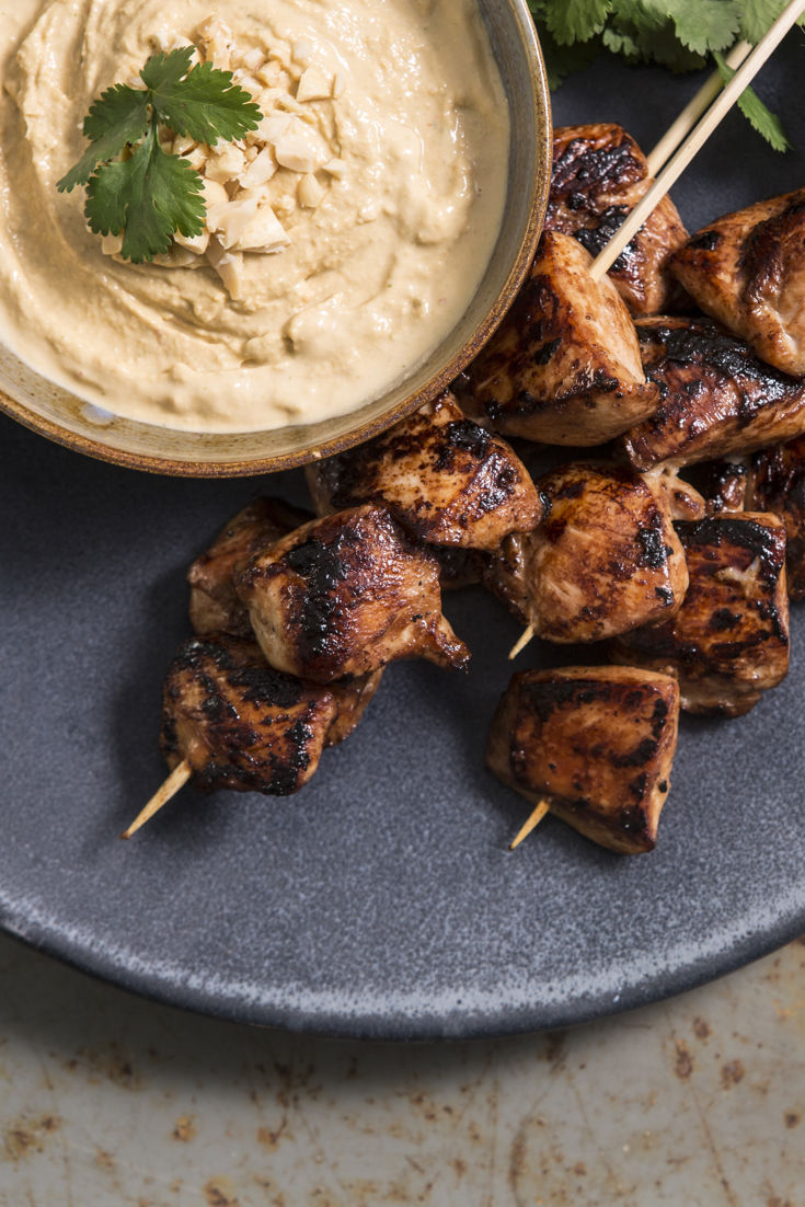 Easy Chicken Satay with Peanut Sauce Great British Chefs