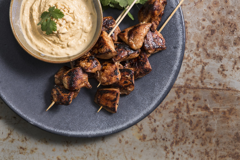 Peanut chicken satay sauce