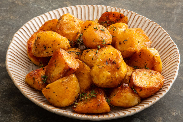 Thyme-roasted potatoes