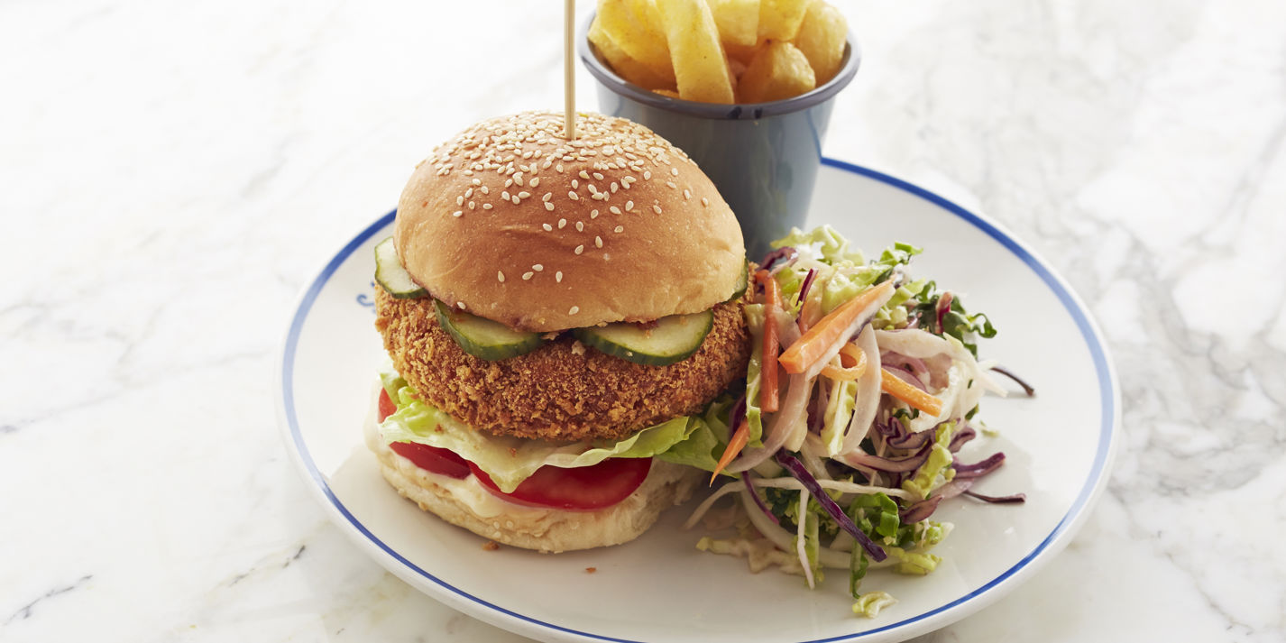 Curried Chickpea Veggie Burger Recipe - Great British Chefs