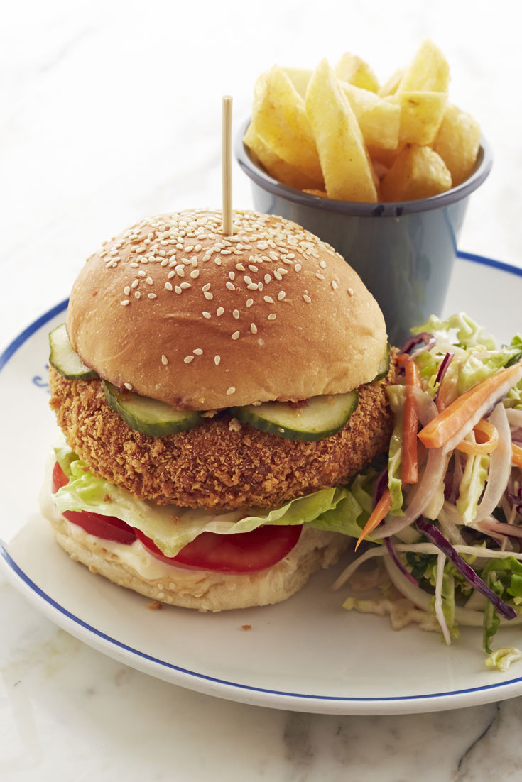 Curried Chickpea Veggie Burger Recipe - Great British Chefs