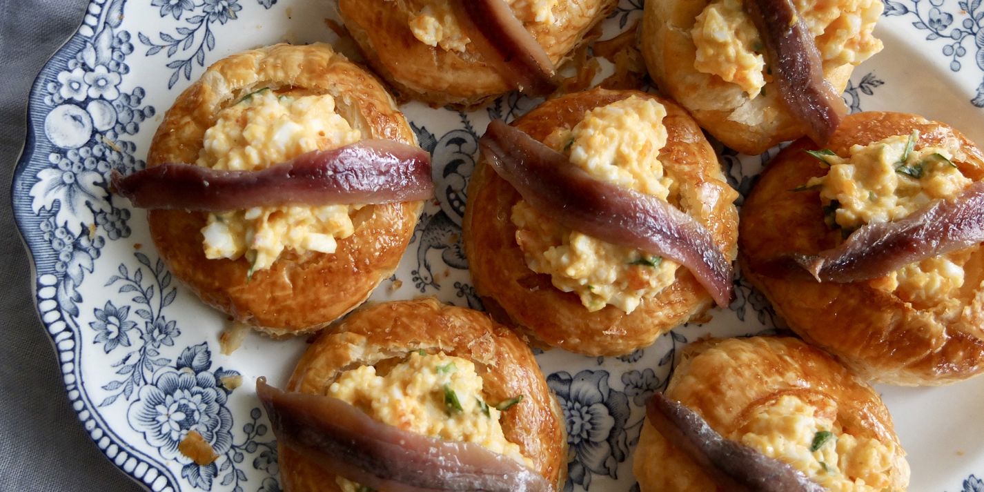 Egg and Anchovy Vol-au-Vent Recipe - Great British Chefs
