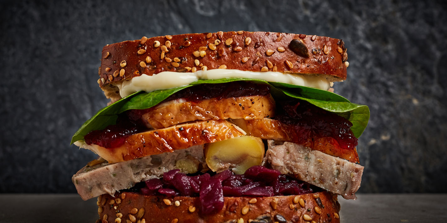 Ultimate Christmas Leftovers Sandwich Recipe - Great British Chefs