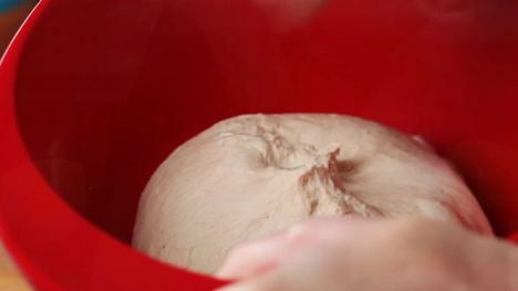 How to knock back bread dough