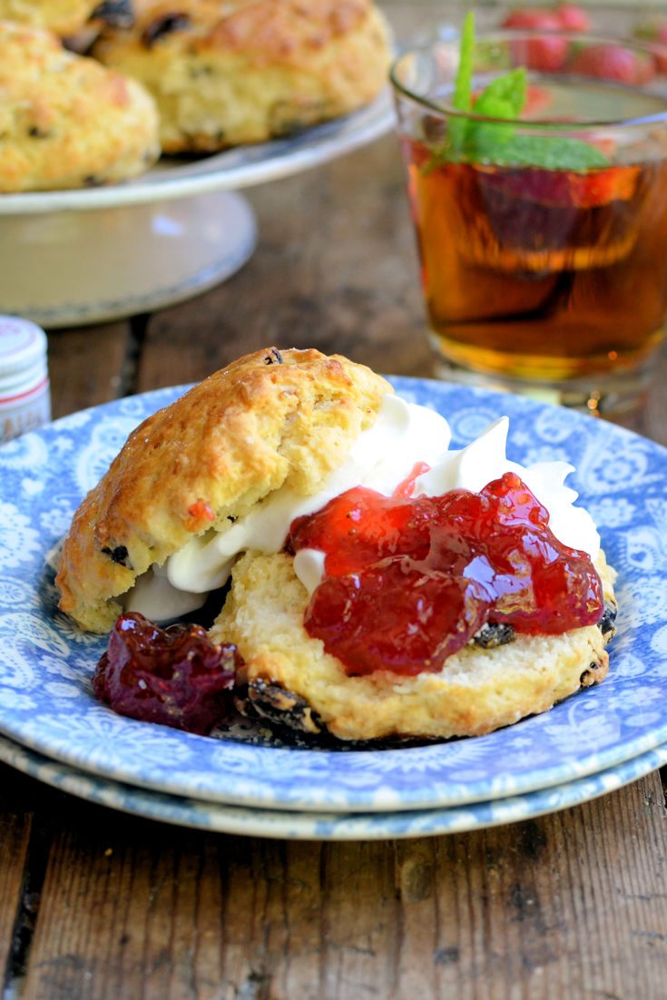 Cream Scones Recipe with Pimm's Strawberry Jam - Great British Chefs