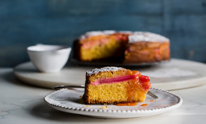 Rhubarb Cake Recipe - Great British Chefs