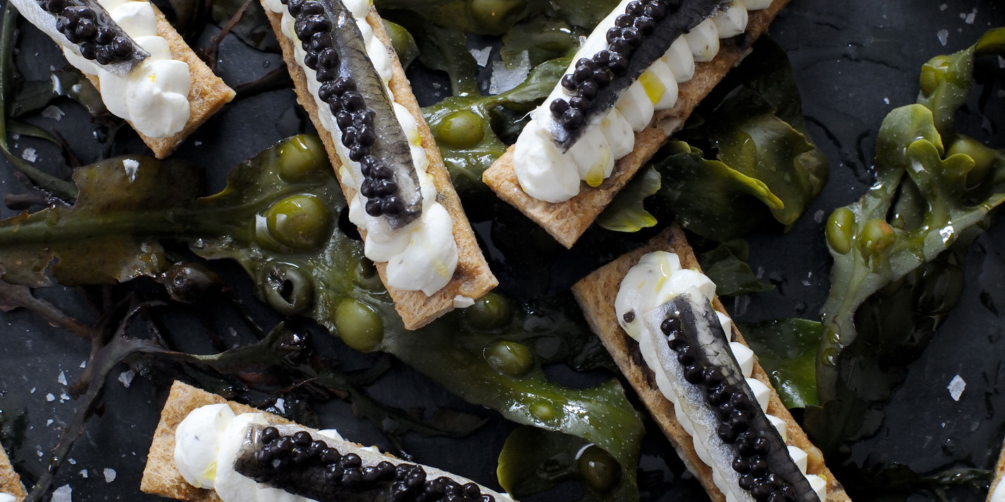 Anchovy and Caviar Toast Recipe Great British Chefs