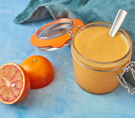 Blood orange curd