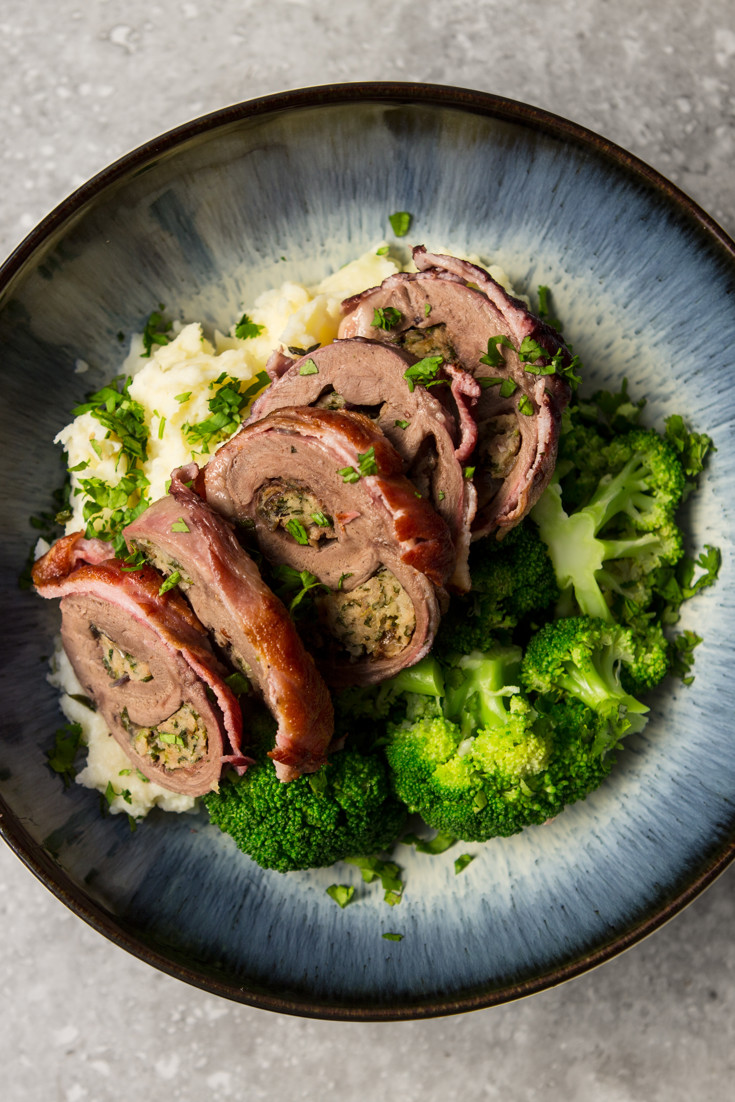 Braised Stuffed Lamb Hearts Recipe - Great British Chefs