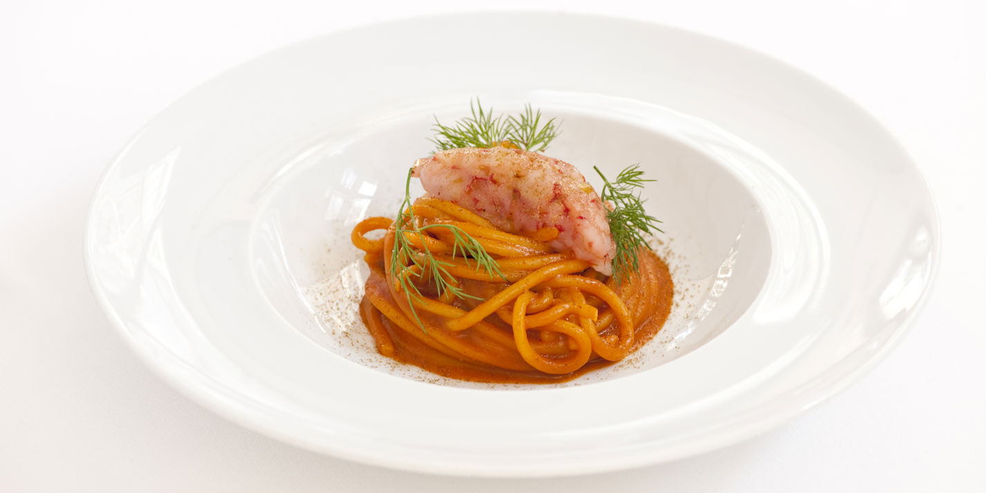 Red Prawn Spaghetti Recipe - Great Italian Chefs