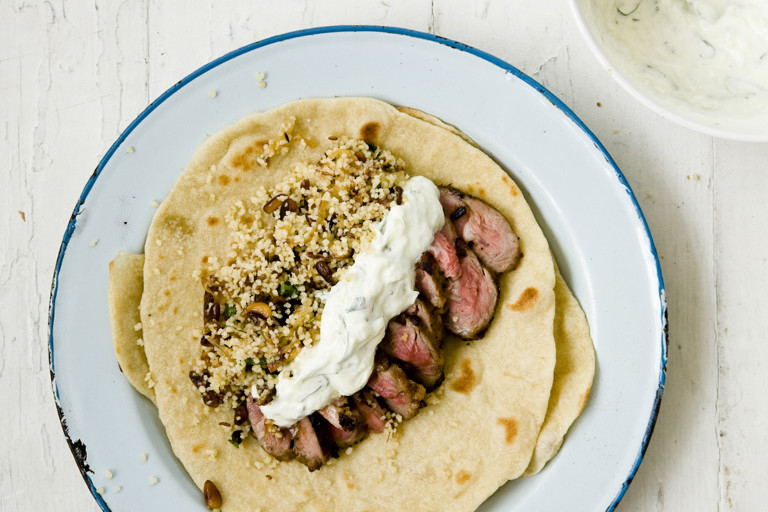 Turkish lamb flatbreads recipe
