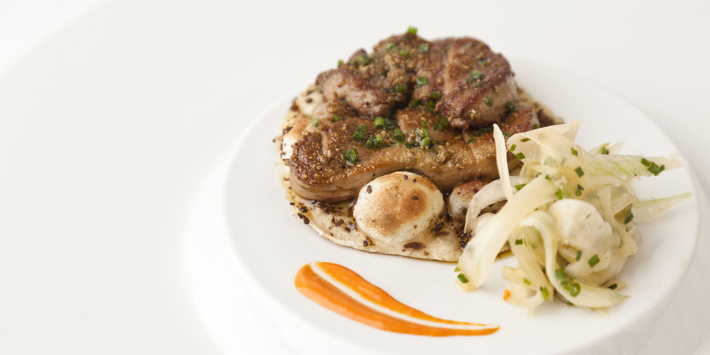 Spiced Foie Gras Recipe With Naan & Fennel Salad Great British Chefs