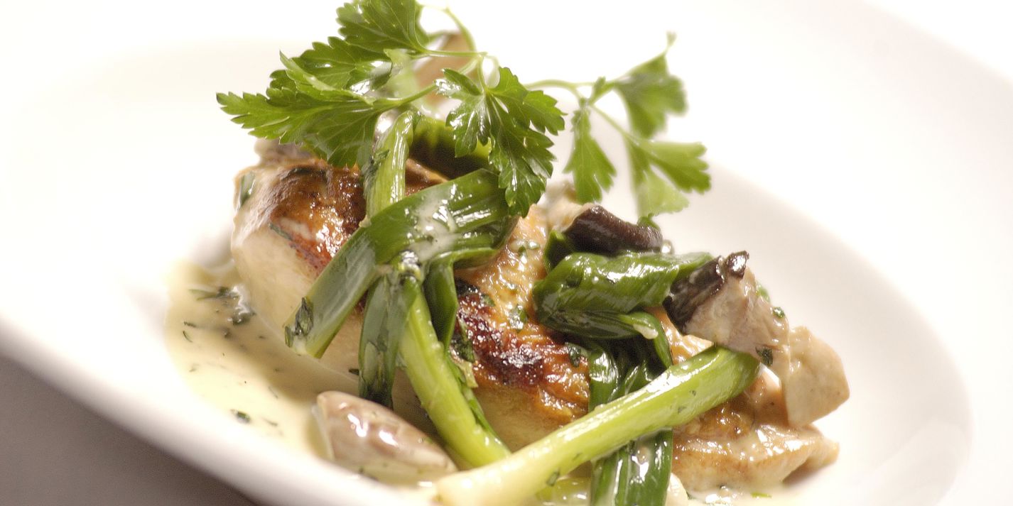 Chicken Breast Recipe With Mushrooms & Leeks - Great British Chefs