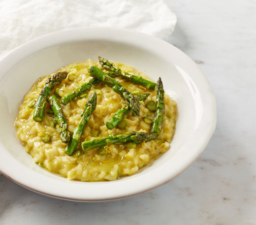 Asparagus risotto