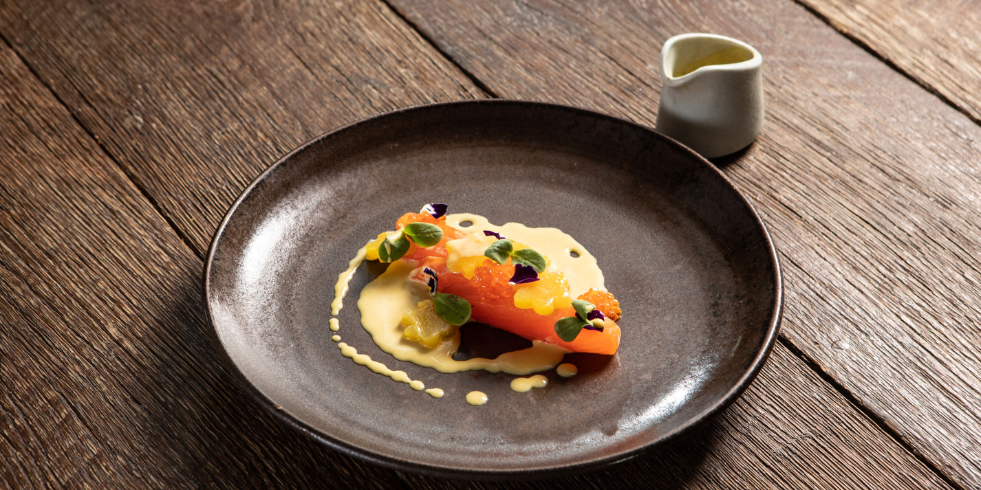 Chalk Stream Trout, Golden Beetroot, Sour Cream, Elderflower Recipe - Great British Chefs