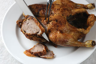 How to roast duck
