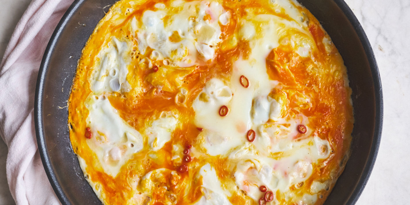 Marbled Egg Omelette with Nam Pla Recipe - Great British Chefs