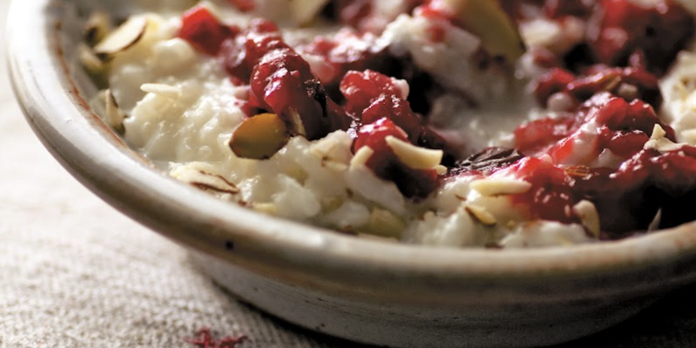 Danish Christmas Rice Pudding with Berry Compote - Great British Chefs