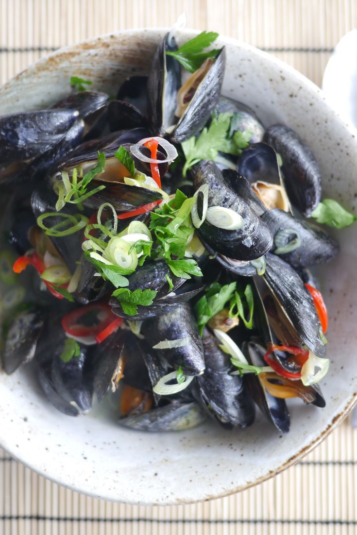 Aromatic Sake Steamed Mussels Recipe Great British Chefs