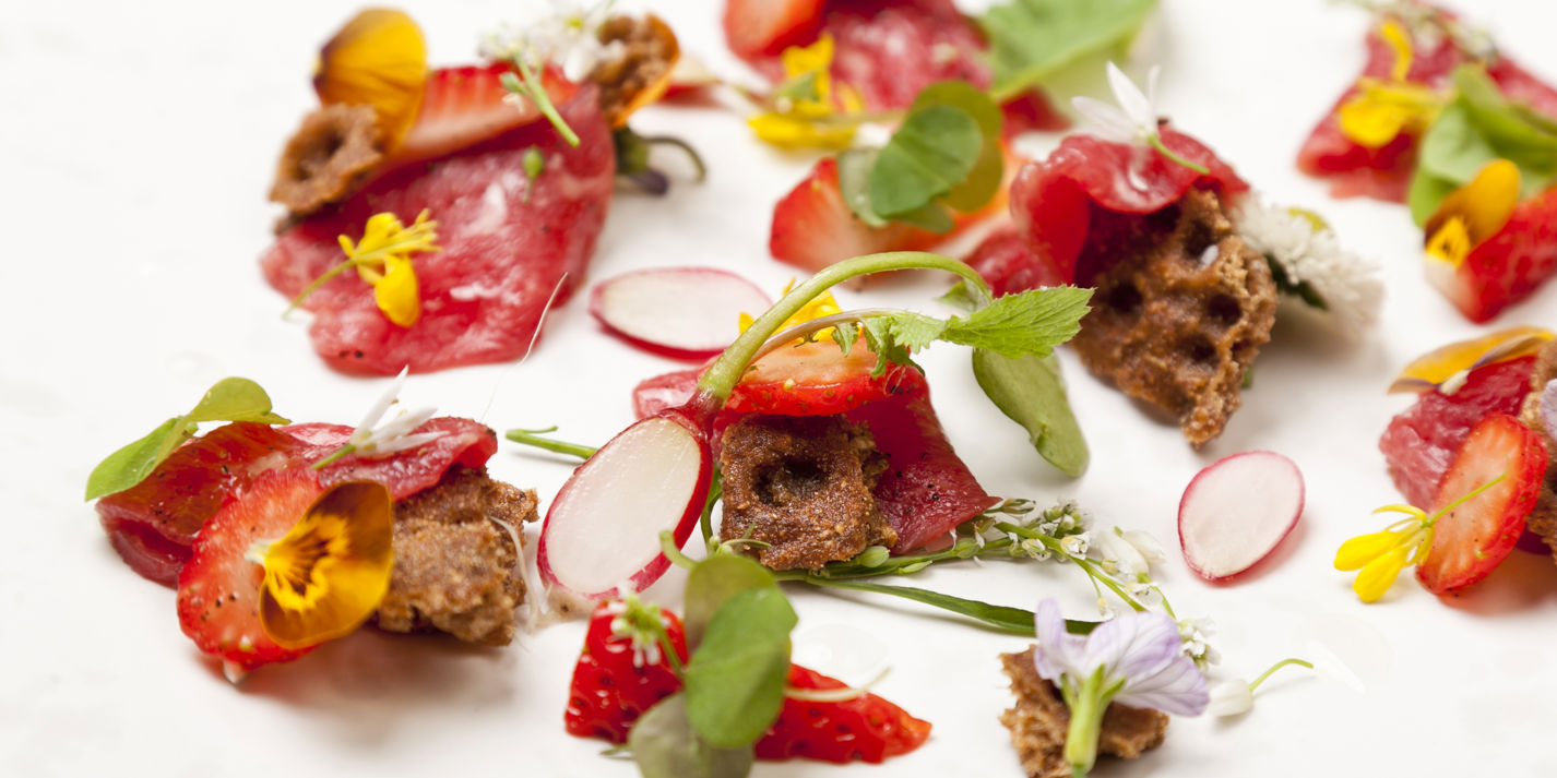 Beef & Strawberries Recipe - Great British Chefs