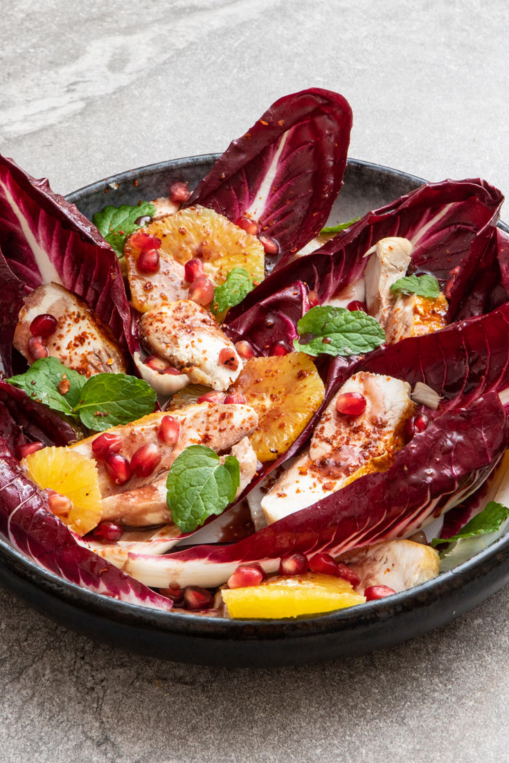 Winter Chicken Salad with Hot Honey Dressing Recipe Great British Chefs